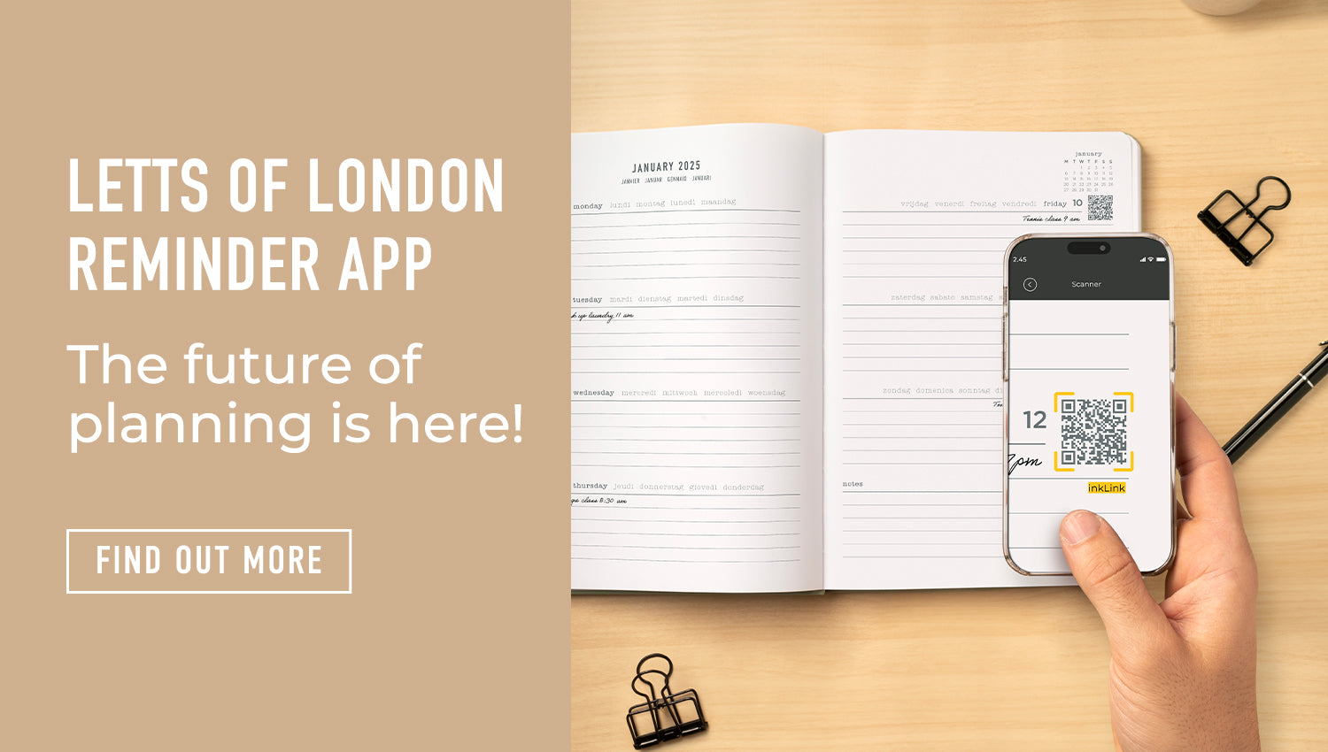 Letts of London Reminder App - The future of planning is here!