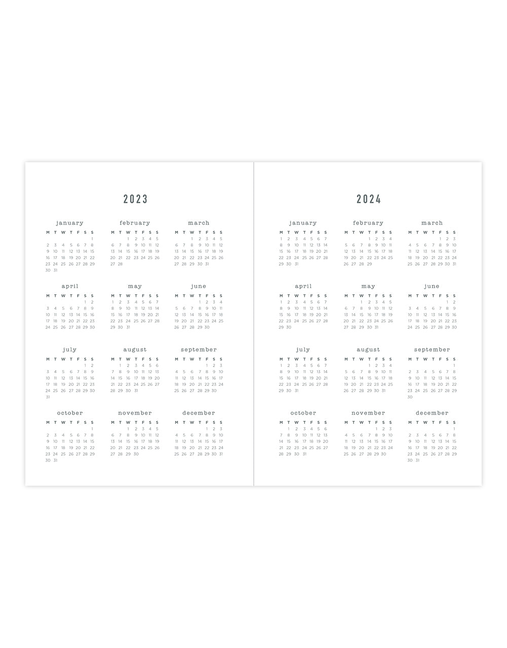 Celebrate A5 Week to View Planner 2024 - Multilanguage#color_gray