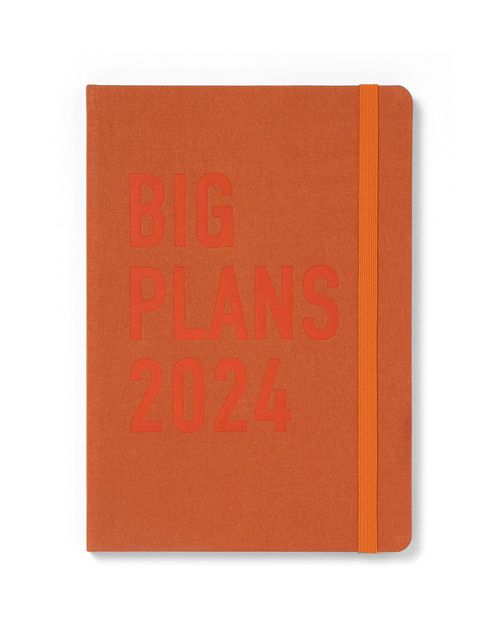 Big Plans A5 Week to View Planner 2024 - Multilanguage#color_rust