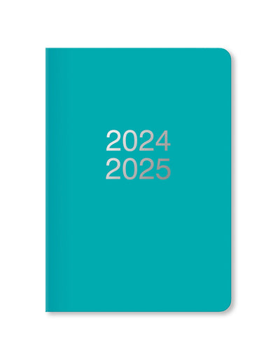 Dazzle A5 Week to View Planner 2024-2025 - Multilanguage#color_turquoise