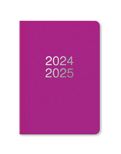Dazzle A5 Week to View Planner 2024-2025 - Multilanguage#color_purple