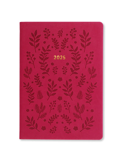 Woodland A5 Week to View Diary 2025 - Multilanguage 25-082162#color_pink