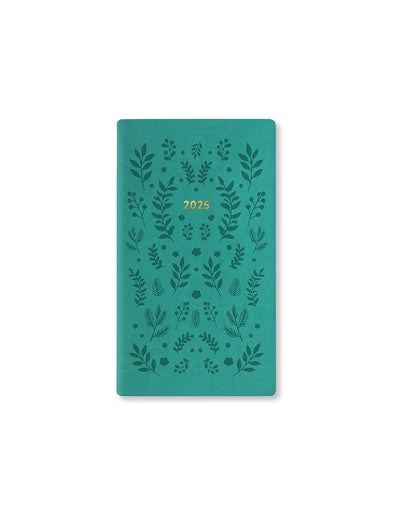 Woodland Medium Pocket Week to View Diary 2025 - Multilanguage 25-082173#color_green