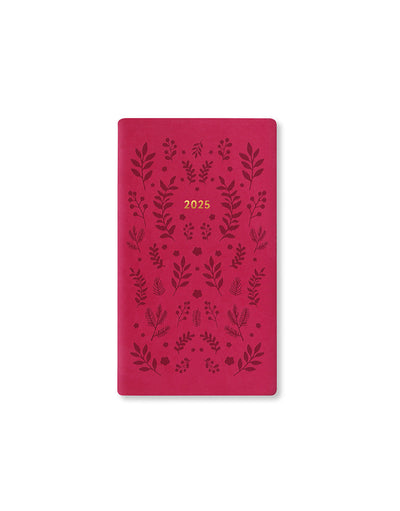 Woodland Medium Pocket Week to View Diary 2025 - Multilanguage 25-082174#color_pink