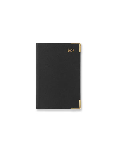 Classic Mini Pocket Day to a Page Diary 2025 Black - English 25-C12EBK#color_black