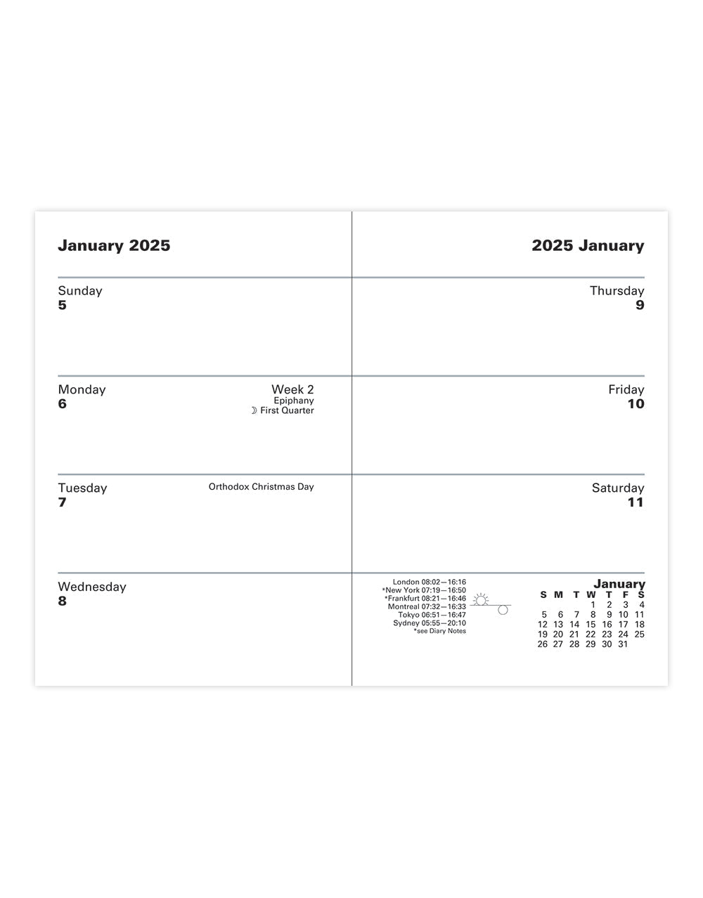 Classic Mini Pocket Planner 2025 - English | Week to view (Sunday Start) | Letts of London – Letts US classic-mini-pocket-planner-2025-english-week-to-view-sunday-start-letts-of-london-letts-us