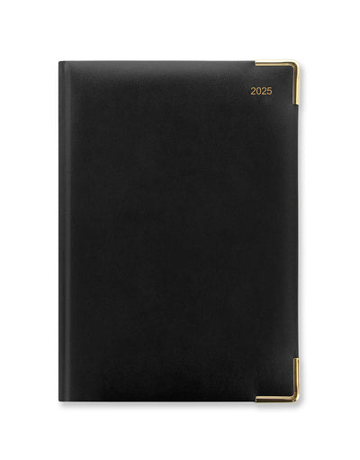 Classic A5 Vertical Week to View Diary with Appointments 2025 - English 25-C32XBK#color_black
