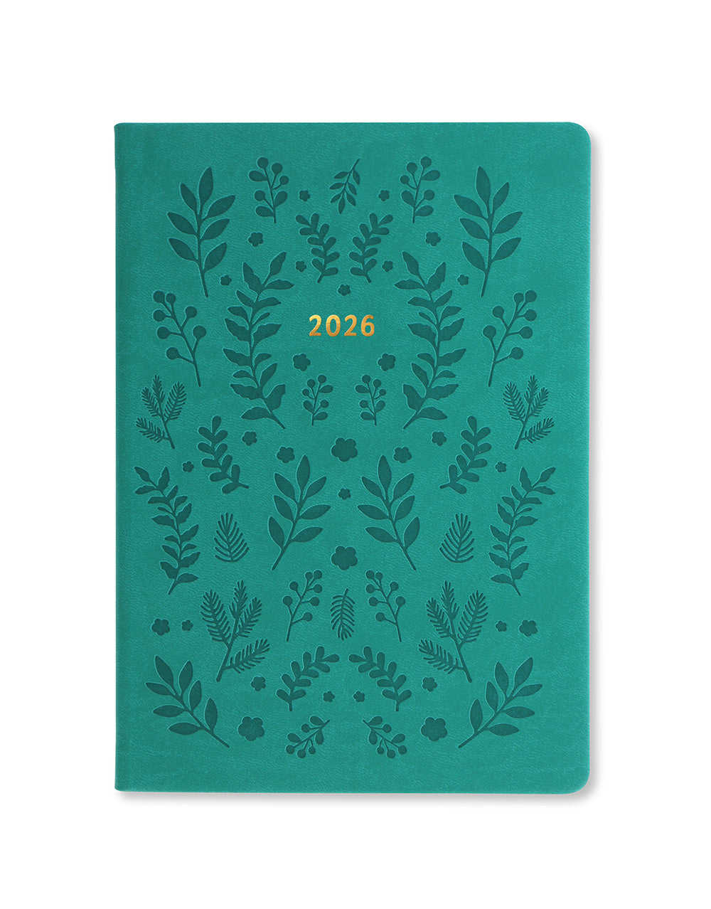 Letts of London Woodland A5 Week to View Planner 2026 - Multilanguage Green 26-082161 #color_green