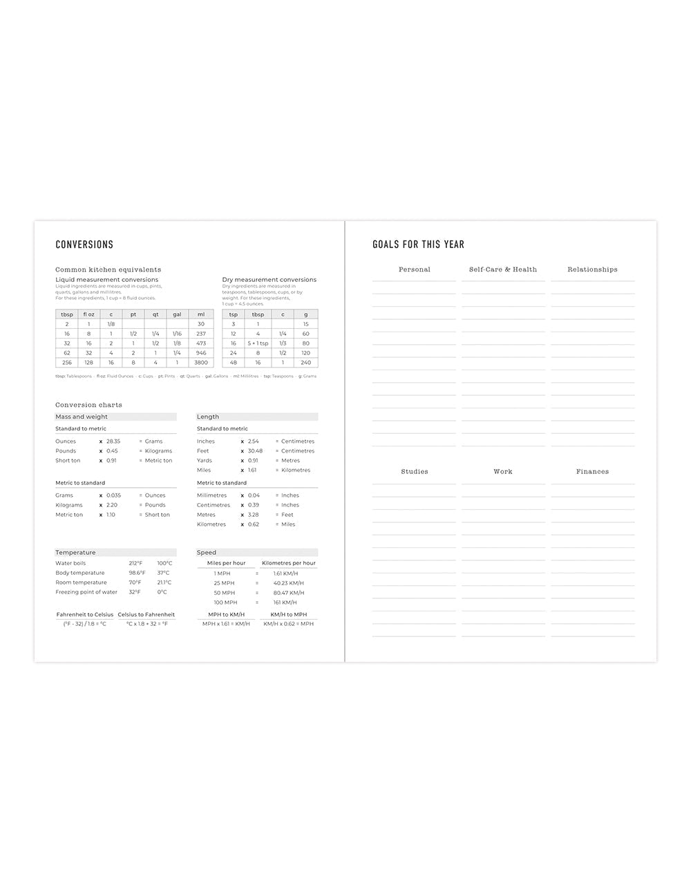 Letts of London Oslo A5 Week to View Planner 2026 - Multilanguage Tan 26-082334 #color_tan
