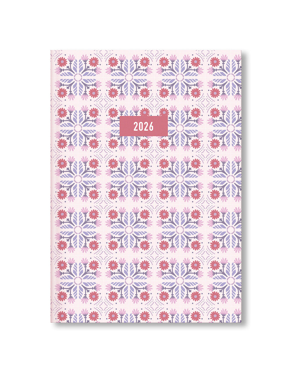 Letts of London Morocco A5 Week to View Planner 2026 - Multilanguage Pink 26-082494 #color_pink