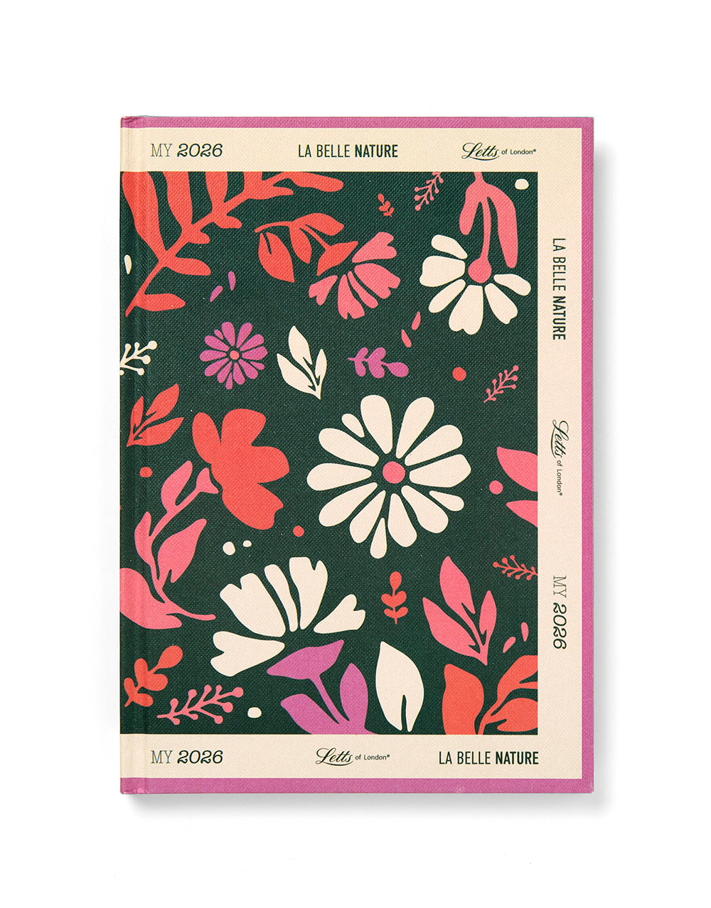 Letts of London La Belle Nature A5 Week to View Planner 2026 - Multilanguage Vert 26-082559 #color_vert