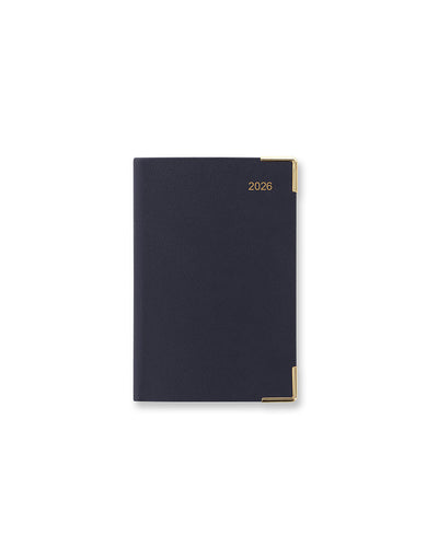 Letts of London Classic Mini Pocket Week to View Planner 2026 - Sunday Start - English Dark Blue 26-C32EBE #color_dark-blue