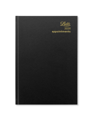 Letts of London Standard A5 Day to a Page Planner 2026 - English 26-C10XBK #color_black