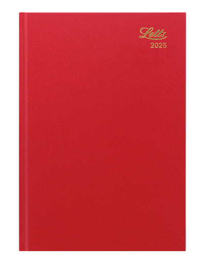 Standard A5 Day to a Page Planner 2025 - English 25-C10XBY#color_red