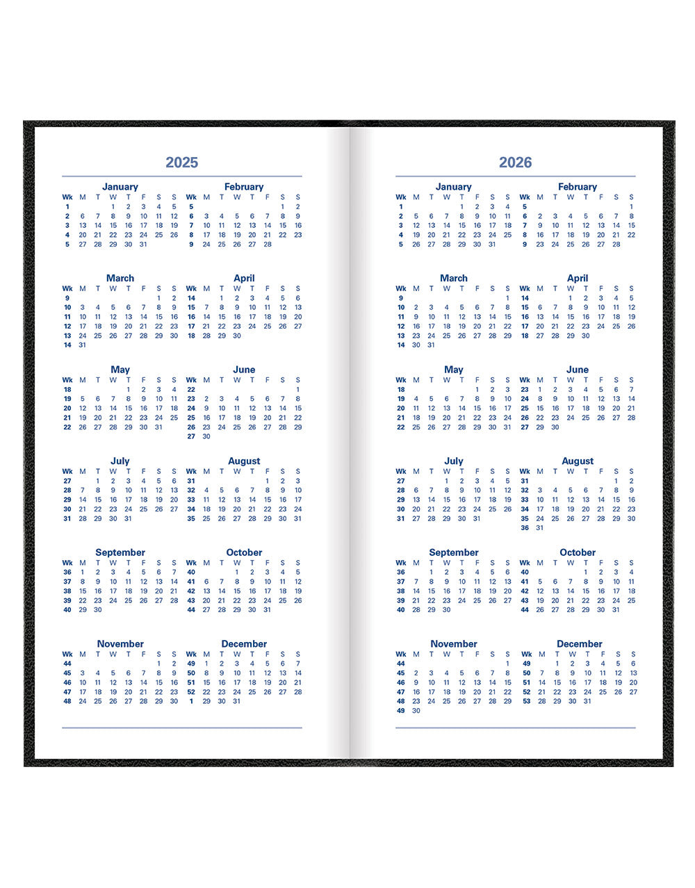 Principal Compact Week to View Planner 2025 - English 25-C30NUBK#color_black