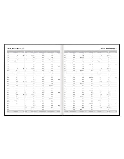Letts of London Principal Quarto Week to View Planner with Appointments 2026 - English 26-C30YABK #color_black