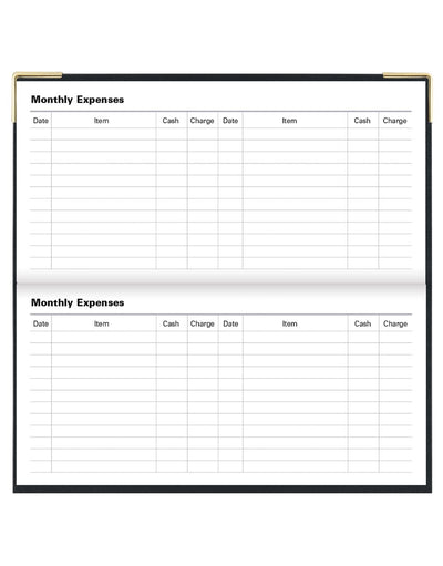 Letts Classic Slim Landscape Week to View Planner with Appointments and Planners 2026 - English 26-C32SBK #color_black