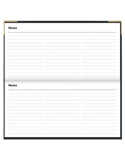 Letts Classic Slim Landscape Week to View Planner with Appointments and Planners 2026 - English 26-C32SBK #color_black