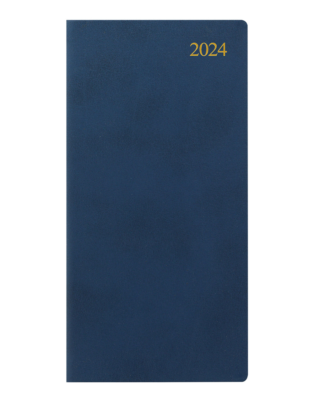 Signature Slim Week to View Leather Diary with Planners 2024 - English#color_blue
