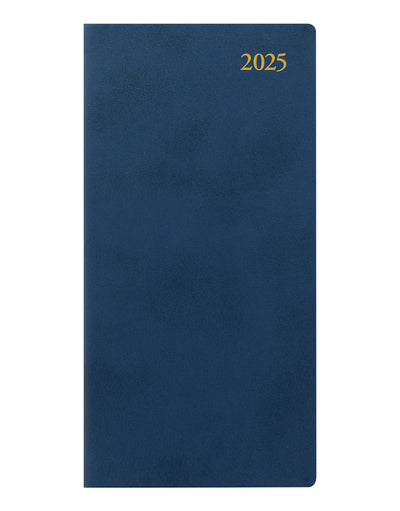 Signature Slim Week to View Leather Diary with Planners 2025 - English 25-C38SUBE#color_blue
