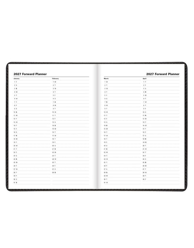 Letts Milano A5 Vertical Week to View Planner with Appointments 2026 - English 26-CT03XUBK #color_black