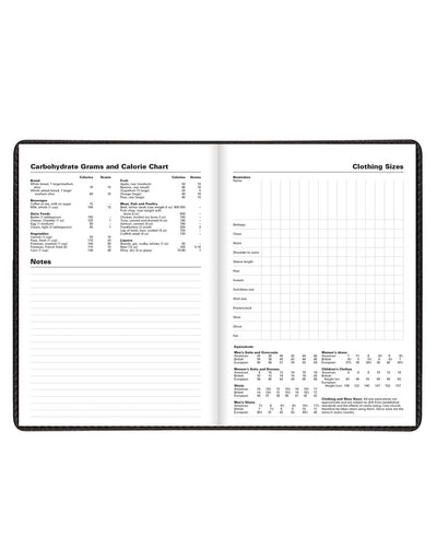Letts Milano A5 Vertical Week to View Planner with Appointments 2026 - English 26-CT03XUBK #color_black
