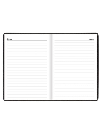 Letts Milano A5 Vertical Week to View Planner with Appointments 2026 - English 26-CT03XUBK #color_black