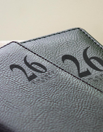Letts Milano A5 Vertical Week to View Planner with Appointments 2026 - English 26-CT03XUBK #color_black