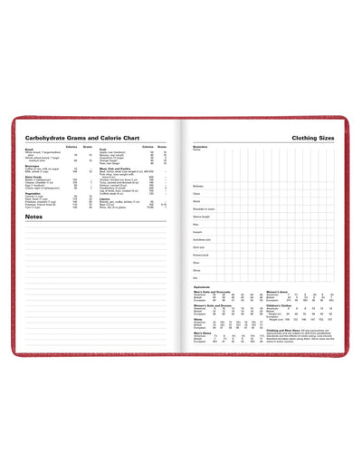 Letts Milano A5 Vertical Week to View Planner with Appointments 2026 - English 26-CT03XURD #color_red