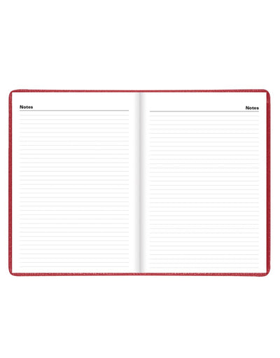 Letts Milano A5 Vertical Week to View Planner with Appointments 2026 - English 26-CT03XURD #color_red