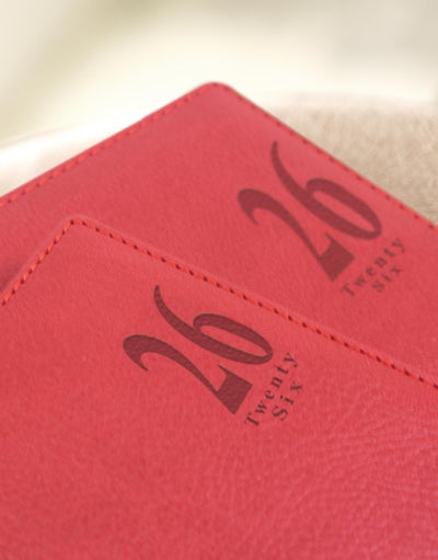 Letts Milano A5 Vertical Week to View Planner with Appointments 2026 - English 26-CT03XURD #color_red