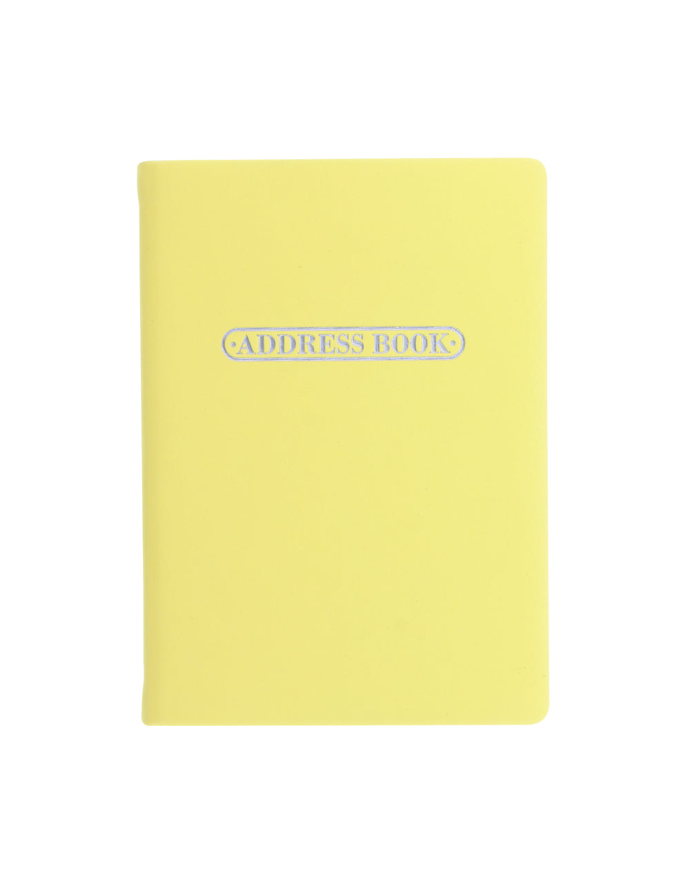 Pastel A6 Address Book Lemon#color_lemon