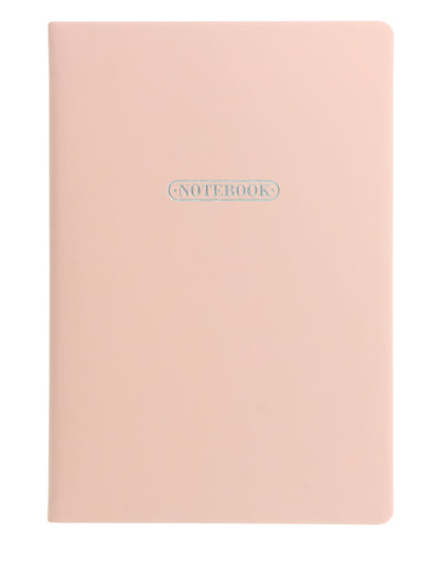 Pastel A5 Ruled Notebook Peach#color_peach
