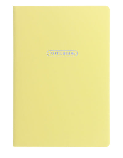 Pastel A5 Ruled Notebook Lemon#color_lemon