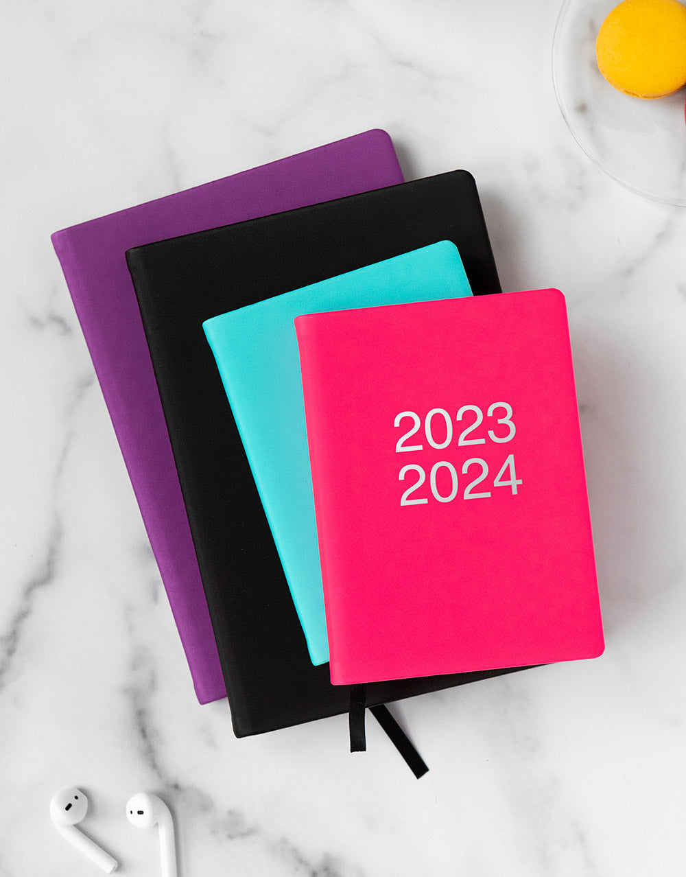 Dazzle A5 Week to View Planner 2023-2024 - Multilanguage - Purple - Letts of London#color_purple