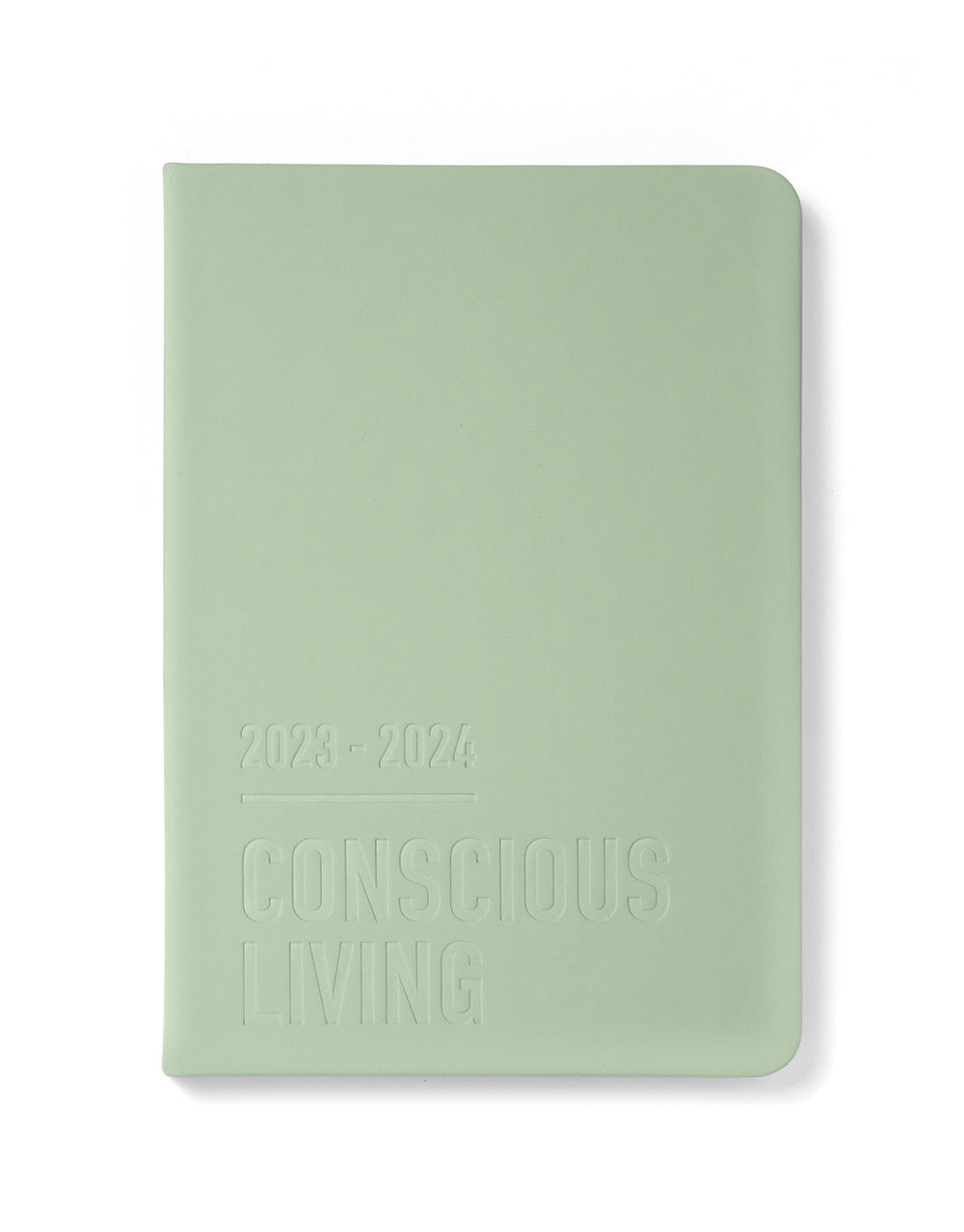 Conscious A5 Week to View Planner 2023-2024 - Multilanguage - Sage - Letts of London#color_sage