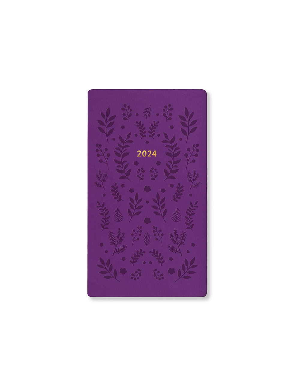 Woodland Medium Pocket Week to View Diary 2024 - Multilanguage#color_purple
