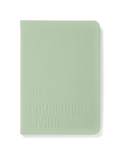 Conscious A5 Week to View Diary 2024 - Multilanguage#color_sage