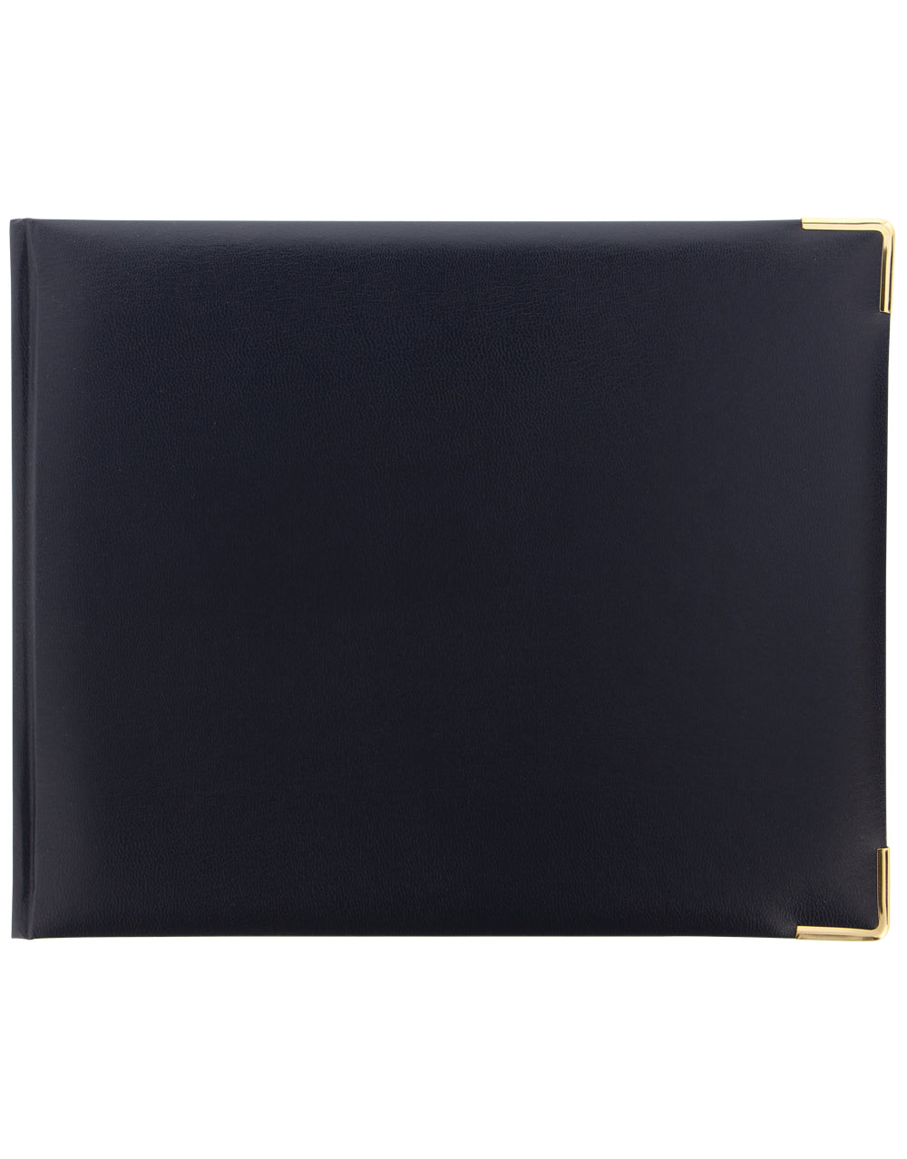 Classic Quarto Landscape Plain Guest Book Dark Blue #color_dark-blue