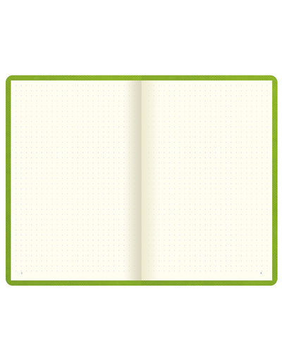Legacy Book Dotted Notebook Green#color_green