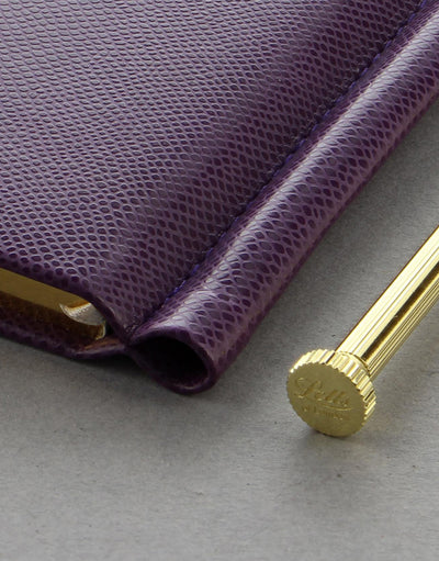 Legacy Slim Pocket Ruled Notebook Purple#color_purple