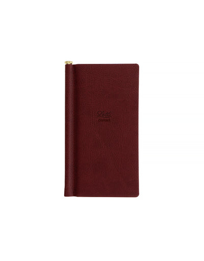 Origins Slim Pocket Address Book Chocolate Brown#color_chocolate