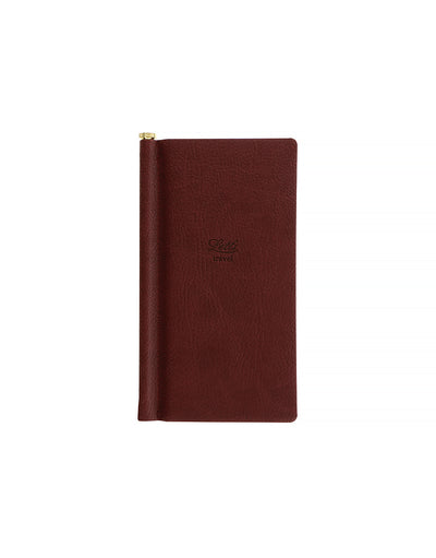 Origins Slim Pocket Travel Journal Chocolate Brown#color_chocolate