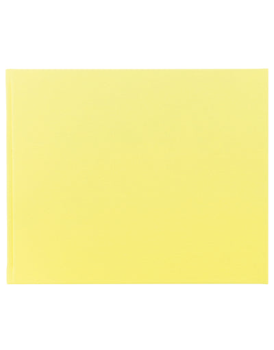 Pastel Quarto Landscape Plain Guest Book#color_lemon