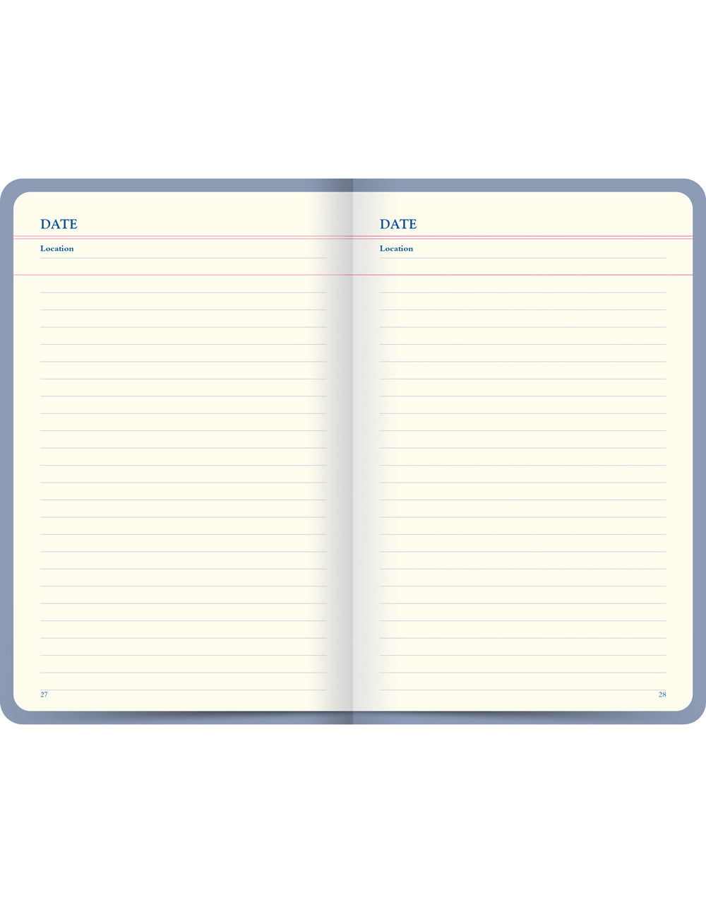 Icon Book Travel Journal Blue#color_blue