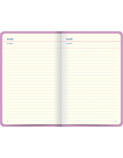 Icon Book Travel Journal Pink Dates-Locations#color_pink