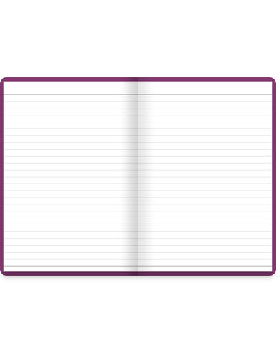 Dazzle A5 Address Book Purple#color_purple