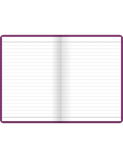 Dazzle A6 Ruled Notebook Purple#color_purple