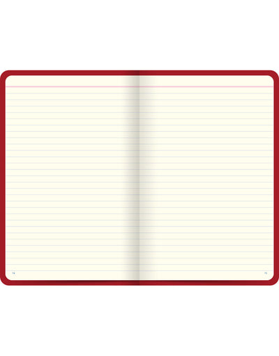 Icon Book Ruled Notebook Red#color_red