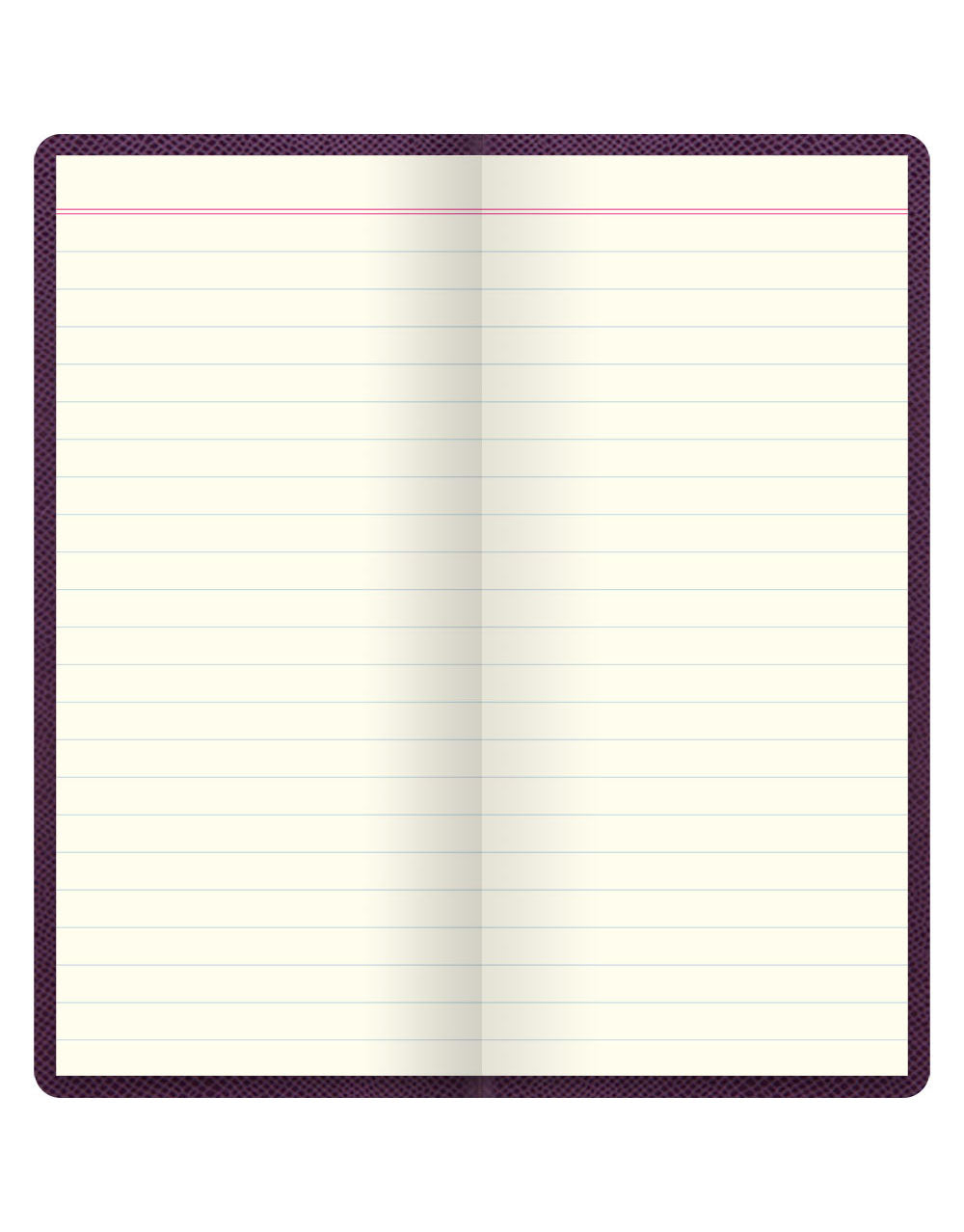Legacy Slim Pocket Ruled Notebook Purple#color_purple